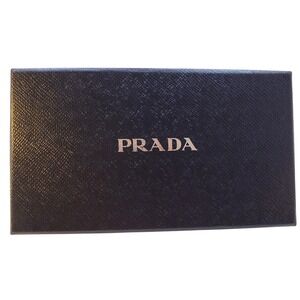 PRADA Vitello Wallet on Chain Cipria Beige Leather Card Holder Box Dust‎ Bag COA